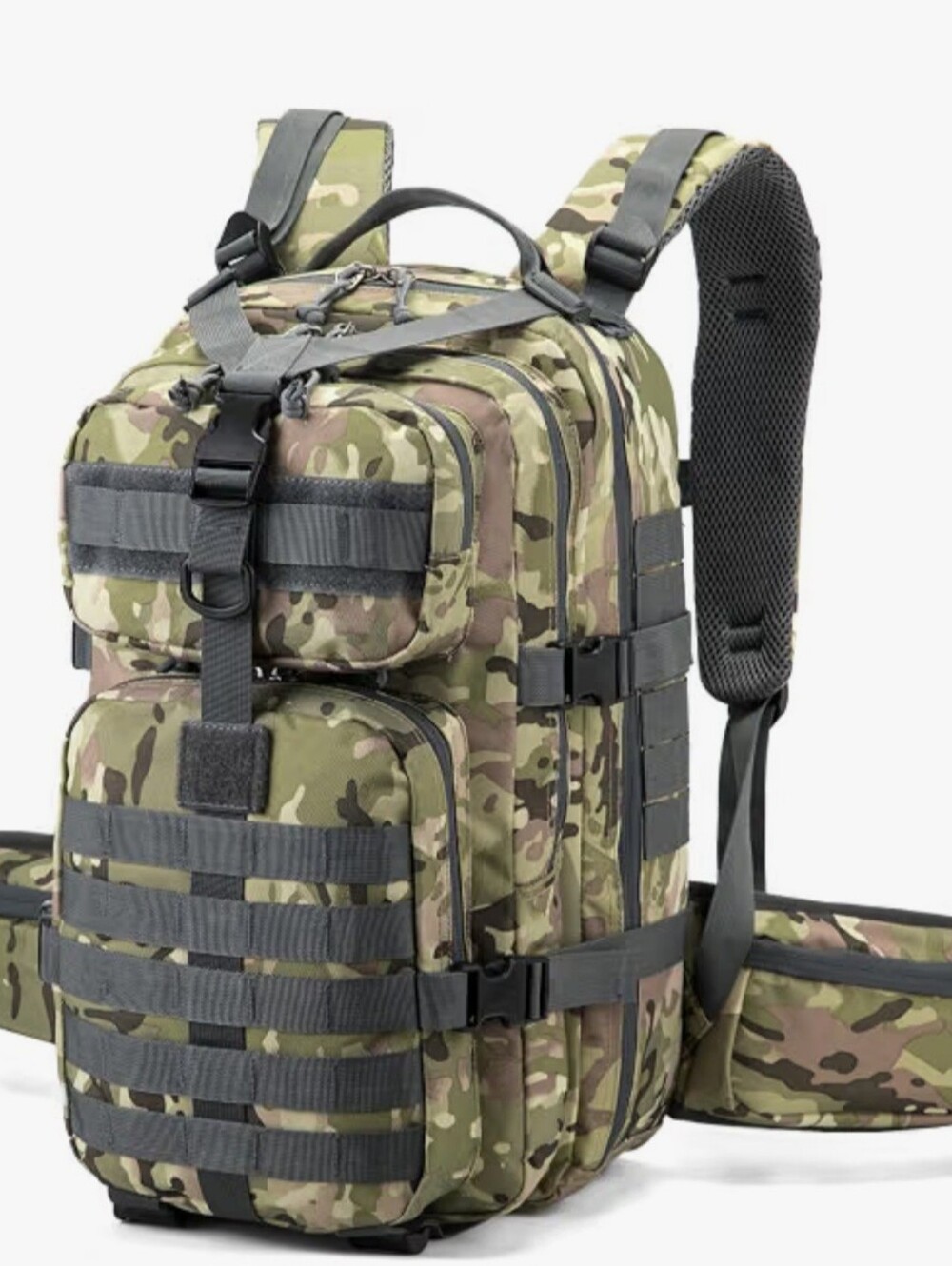 NWT CareystenTactical Camo Men's Backpack - Rugged Military Style